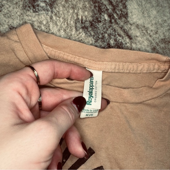 Pacific coast highway long sleeve tshirt from etsy in peachy tan color - Picture 2 of 3